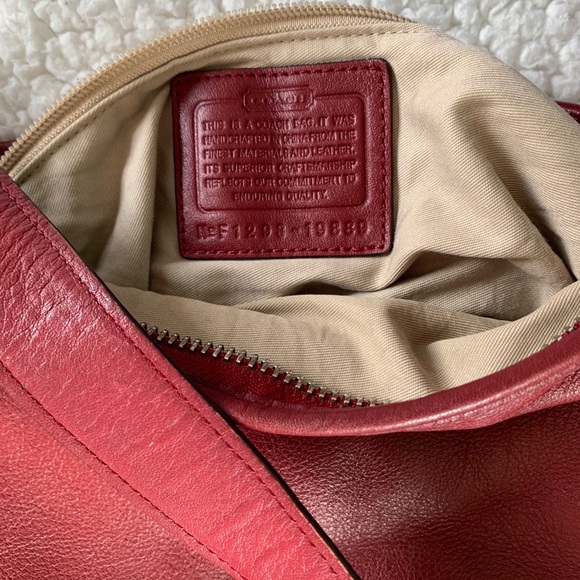 ❌SOLD❌Coach Legacy Duffel Shoulder Bag - Red - Picture 11 of 16